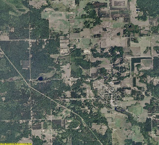 Lake County, Michigan aerial photography