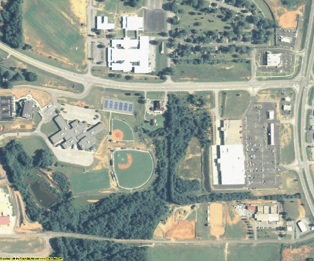 Lamar County, GA aerial photography detail