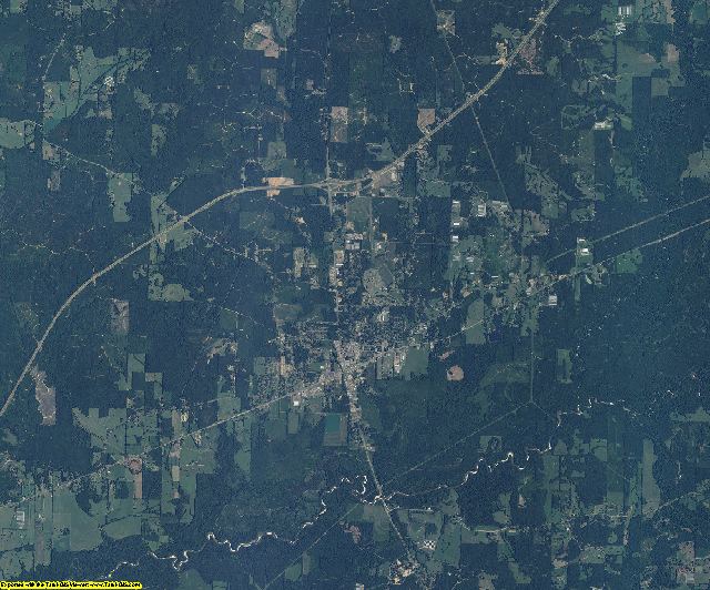 Leake County, Mississippi aerial photography