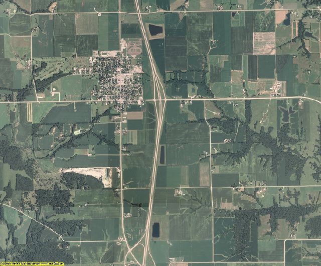 Lee County, Iowa aerial photography