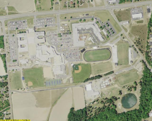 Lexington County, SC aerial photography detail