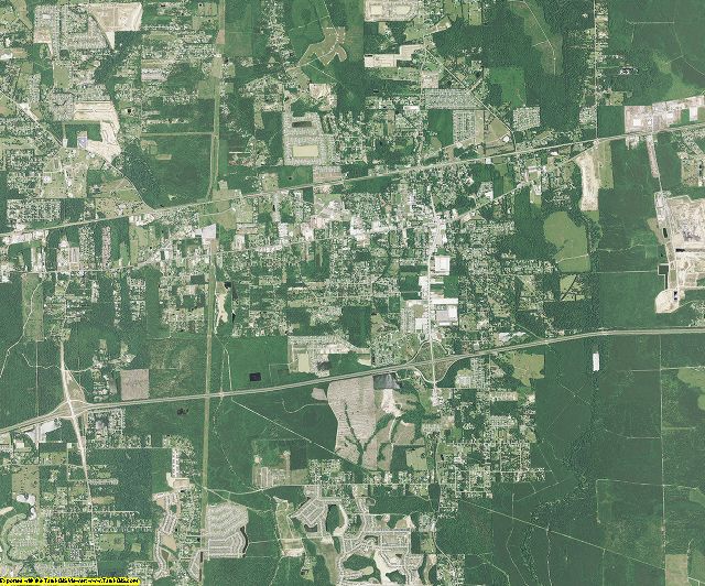 Livingston County, Louisiana aerial photography