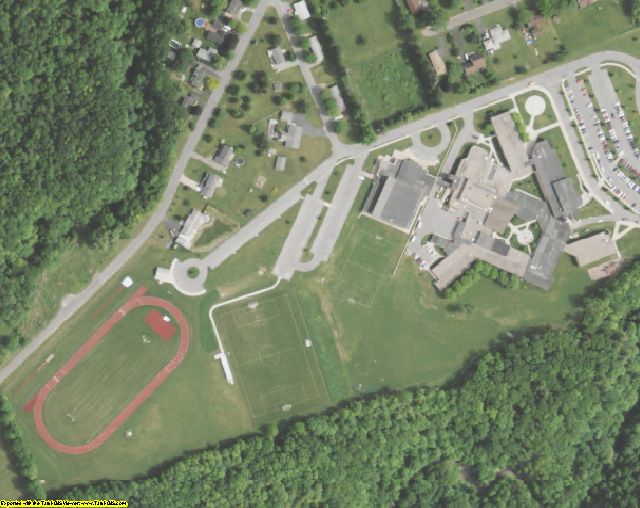 Livingston County, NY aerial photography detail