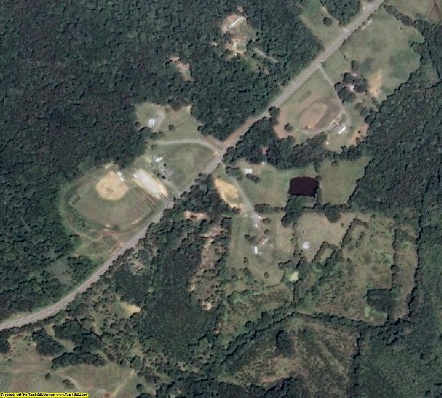 Louisa County, VA aerial photography detail