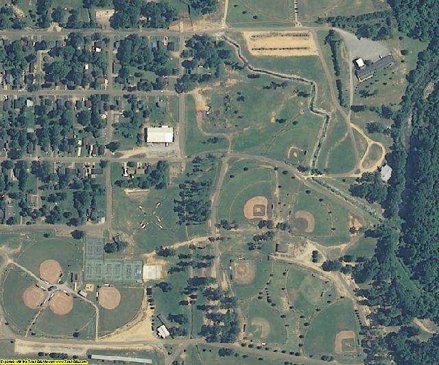 Lowndes County, MS aerial photography detail