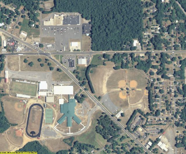 Macon County, GA aerial photography detail