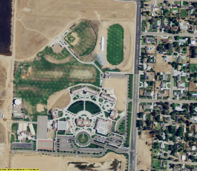 Madera County, CA aerial photography detail