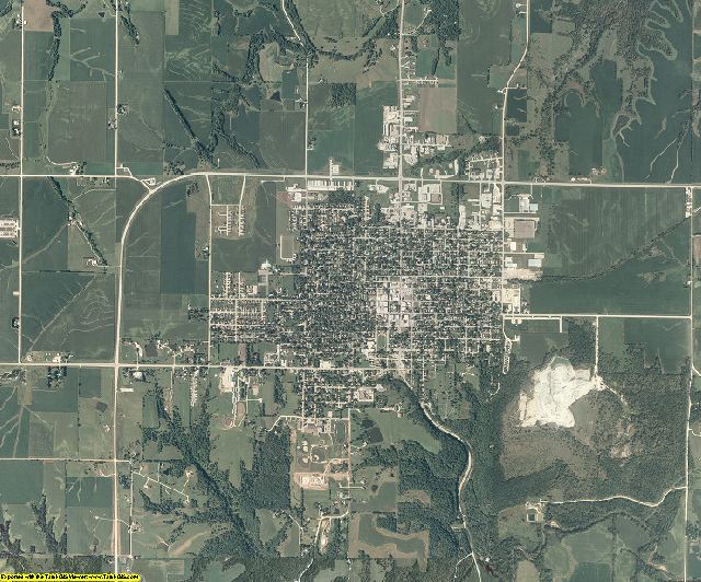Madison County, Iowa aerial photography