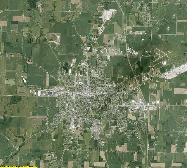 Marion County, Ohio aerial photography