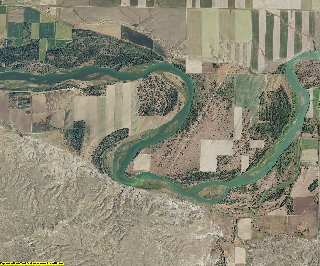 McCone County, Montana aerial photography