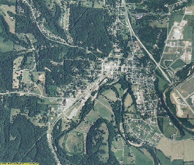 McDonald County, Missouri aerial photography