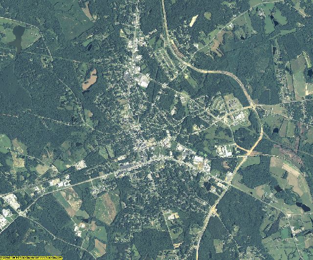 McDuffie County, Georgia aerial photography