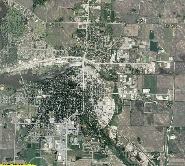 McLeod County, Minnesota aerial photography