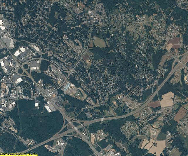 Mecklenburg County, North Carolina aerial photography