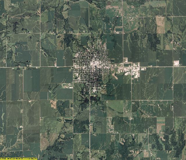 Mercer County, Illinois aerial photography