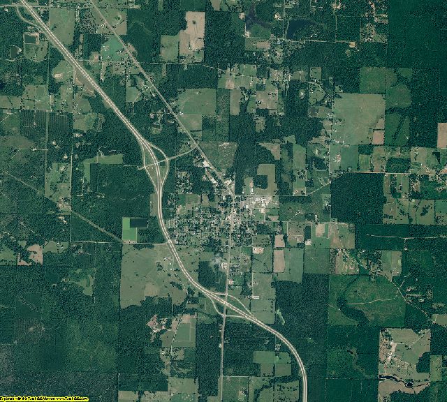 Miller County, Arkansas aerial photography