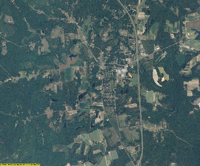 Montgomery County, North Carolina aerial photography