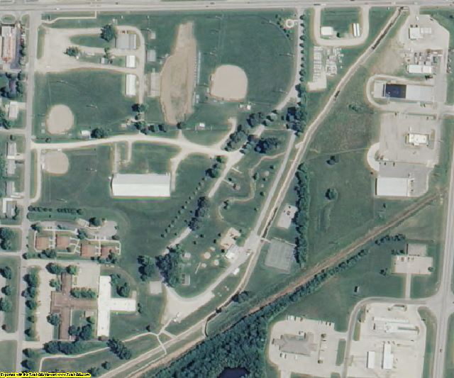 Morgan County, MO aerial photography detail