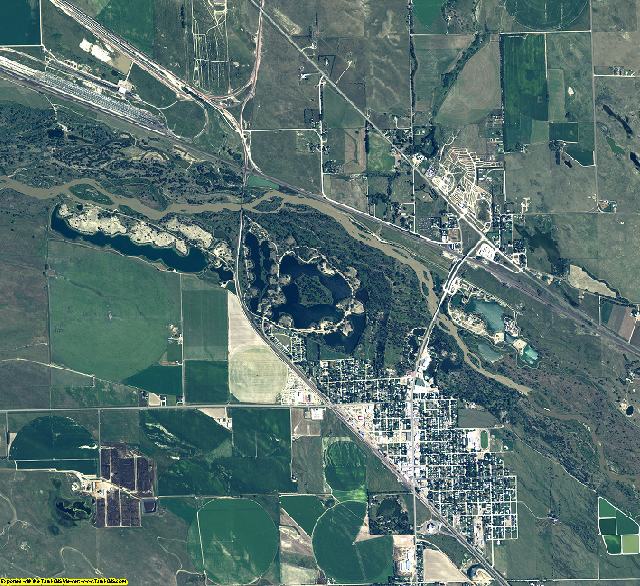 Morrill County, Nebraska aerial photography