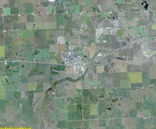 Mountrail County, North Dakota aerial photography