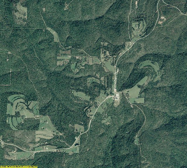 Newton County, Arkansas aerial photography