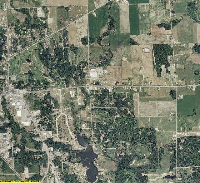 Ogemaw County, Michigan aerial photography