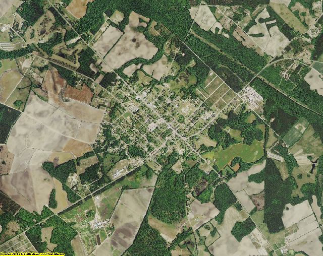 Orangeburg County, South Carolina aerial photography