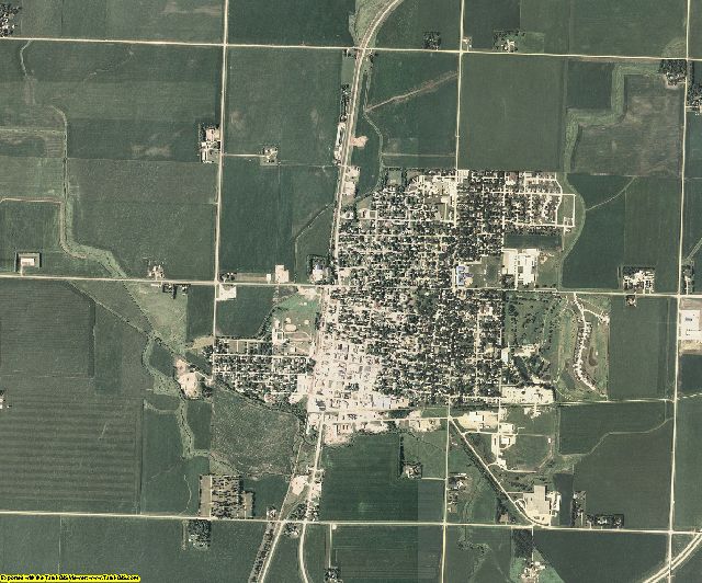 Osceola County, Iowa aerial photography