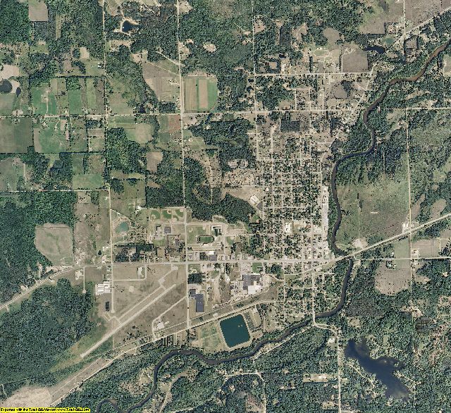 Osceola County, Michigan aerial photography