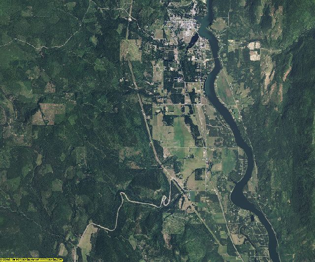 Pend Oreille County, Washington aerial photography