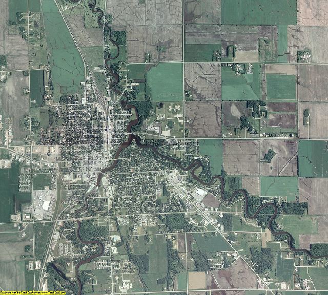 Pennington County, Minnesota aerial photography