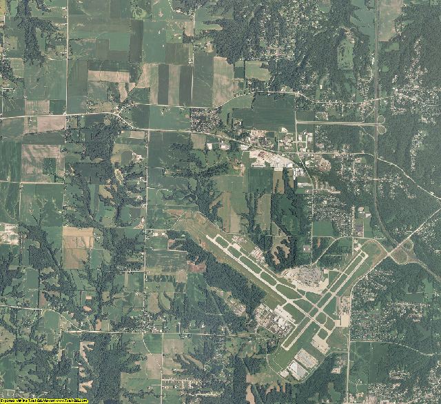 Peoria County, Illinois aerial photography