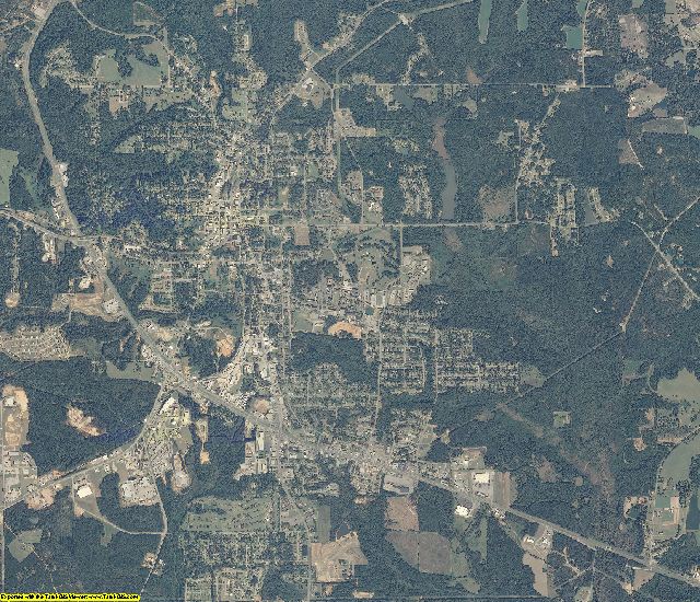 Pike County, Alabama aerial photography