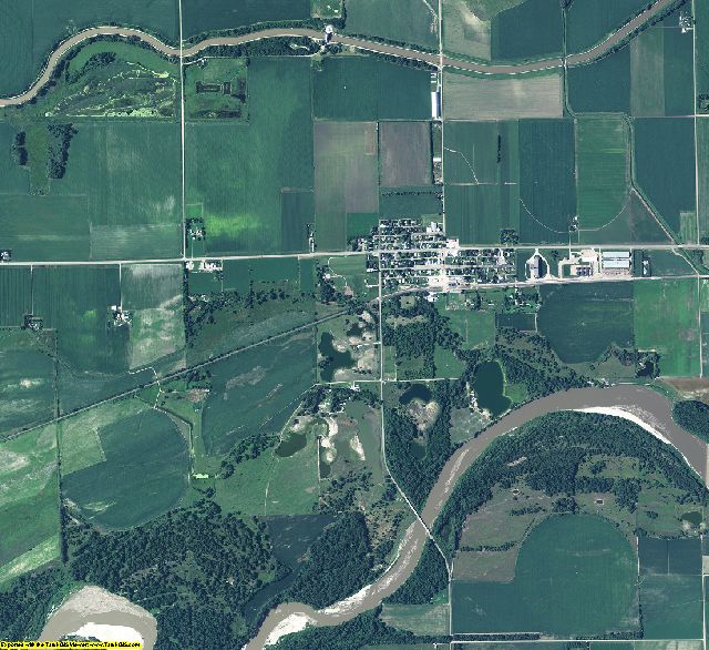 Platte County, Nebraska aerial photography