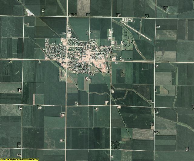 Pocahontas County, Iowa aerial photography