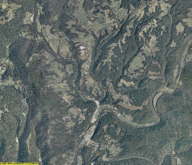 Pocahontas County, West Virginia aerial photography