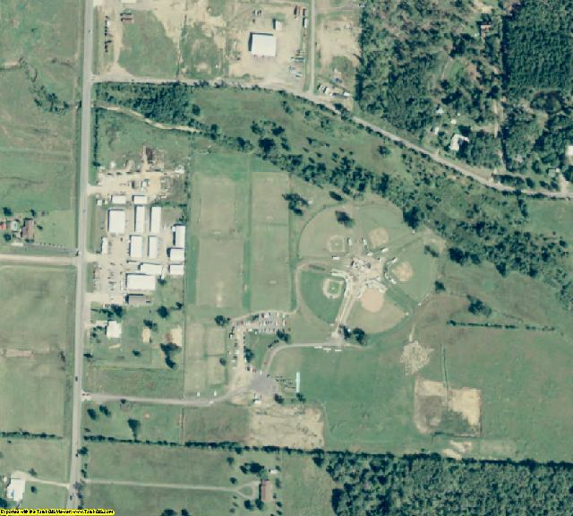 Polk County, AR aerial photography detail