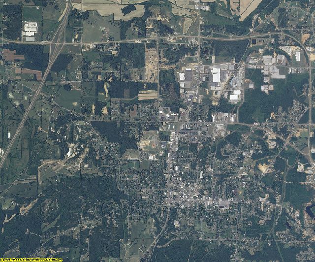 Prentiss County, Mississippi aerial photography