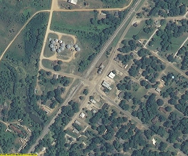 Quitman County, MS aerial photography detail