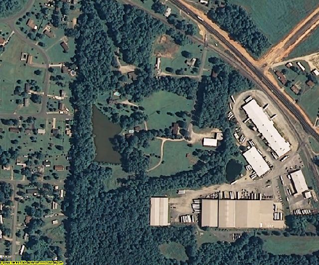 Randolph County, NC aerial photography detail