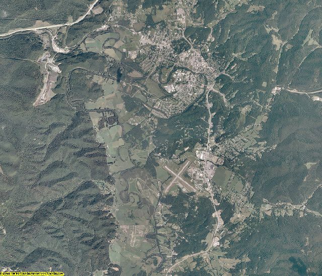 Randolph County, West Virginia aerial photography