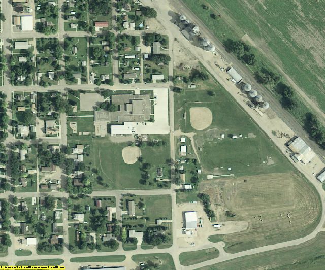 Richland County, ND aerial photography detail