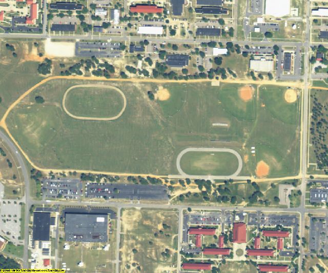 Richmond County, GA aerial photography detail