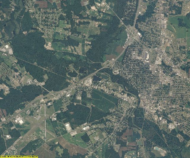 Robeson County, North Carolina aerial photography