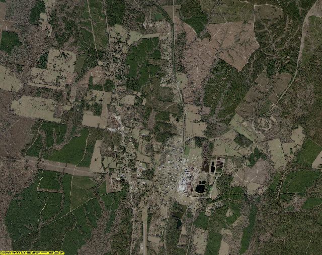 Sabine County, Texas aerial photography
