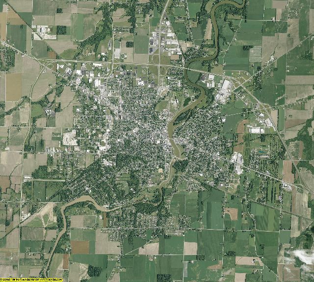Sandusky County, Ohio aerial photography