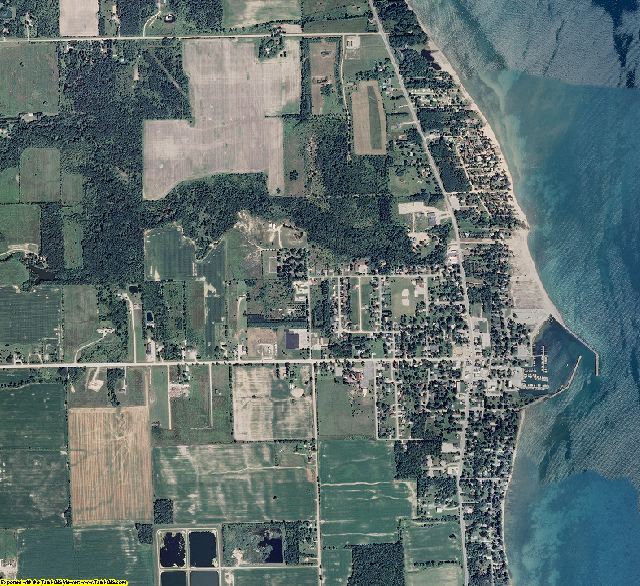 Sanilac County, Michigan aerial photography