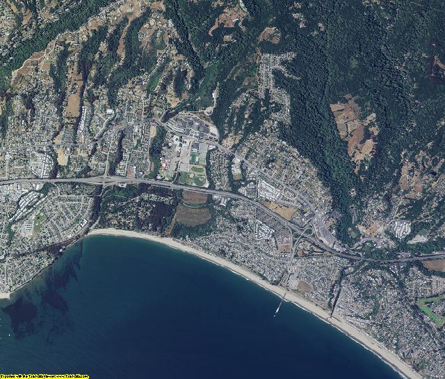 Santa Cruz County, California aerial photography