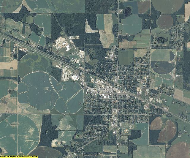 Seminole County, Georgia aerial photography