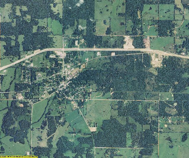 Shannon County, Missouri aerial photography